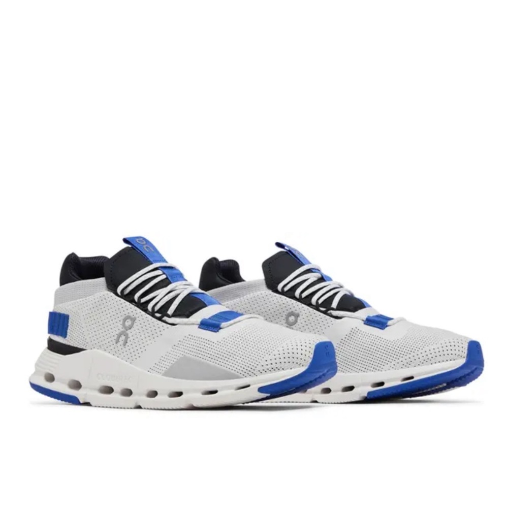 On Running Cloudnova White Cobalt  women’s size 8 | Like New!
